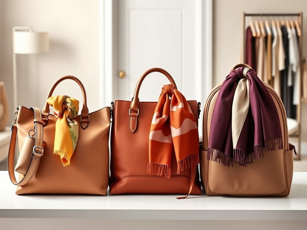 bia-design | Cum să folosești eșarfele ca elemente de decor pentru genți