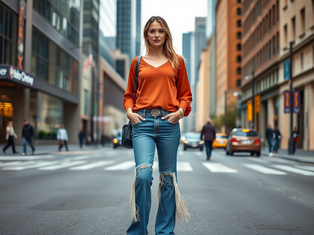 bia-design | Blugi cu tiv asimetric și franjuri: detaliu maximalist bia-design | Blugi cu tiv asimetric și franjuri: detaliu maximalist