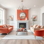 bia-design | Tendințe în culori coral deschis cu accente argintii